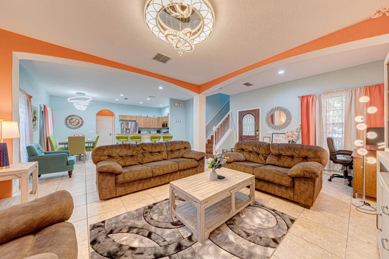 Affordable 4 Bedroom Luxury Villa Near Disney/Private Pool/Arcade/Game Room Orlando Exteriör bild